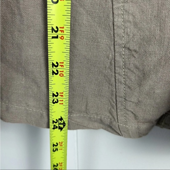 Poetry Womens 100% Linen Blazer Oversized Lagenlook Cotton Lined UK 6 US 2 - Picture 6 of 8